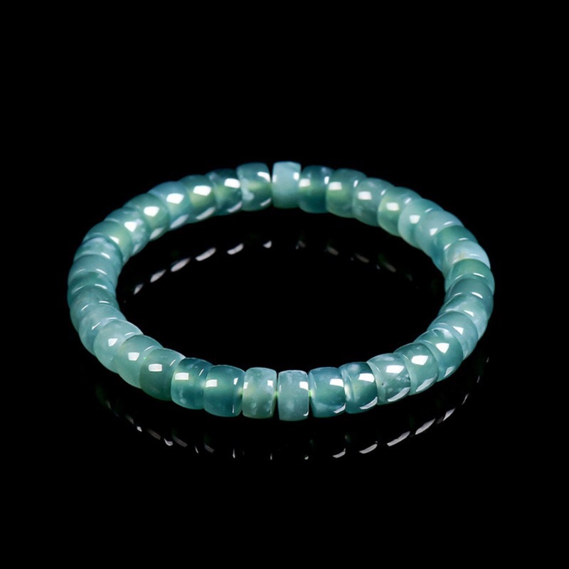 Bracelets - Doğal A Sınıfı Yeşim Taşı Mavi