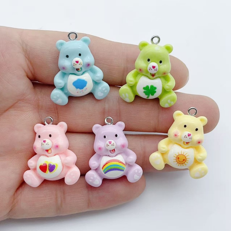 Earrings - 10 adet karikatür hayvan figürlü kolye