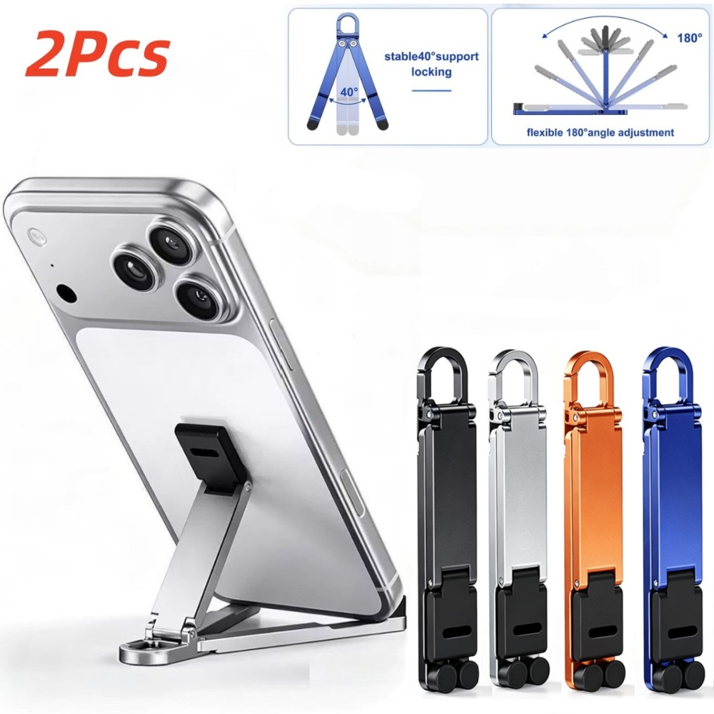 Watch Accessories - 2 adet Katlanabilir Telefon Standı Yaylı