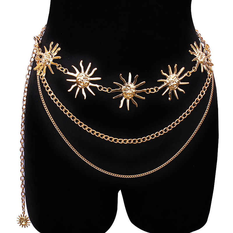 Body Jewelry - Tıknaz Çok Katmanlı Punk Gotik Ay
