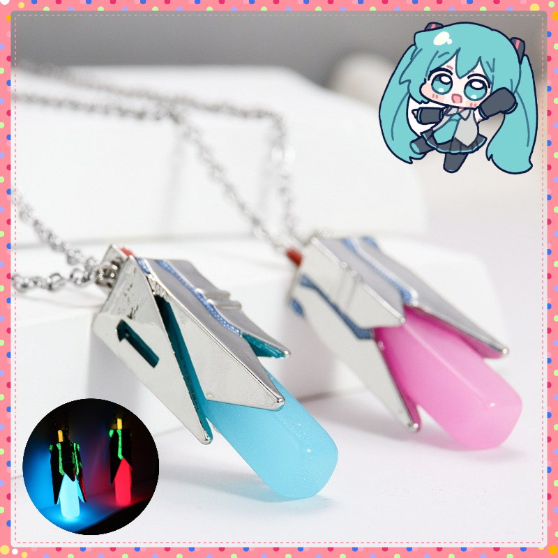 Anime Pendant Necklace - Miku Anime Çevre Birimi Kolye Karikatür