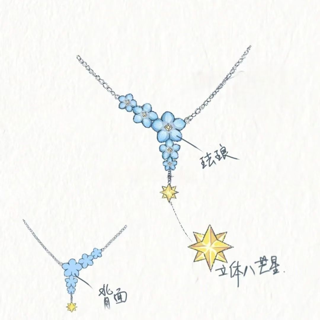 Anime Pendant Necklace - Love and Deepspace Xavier Kolye Halskette