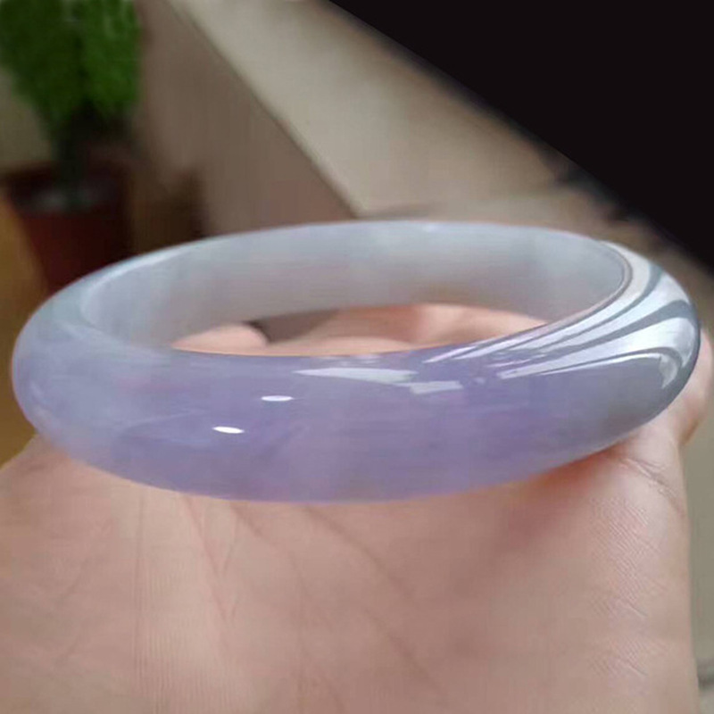 Bracelets - Doğal, eski maden Burma yeşim taşı,