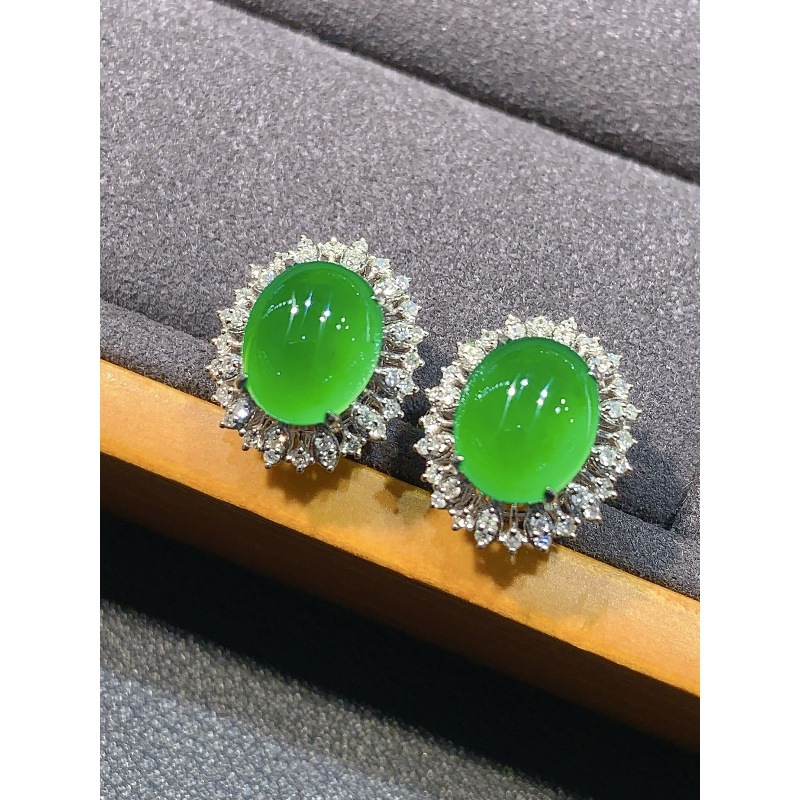 Buz tipi pozitif yang yeşil ye - Earrings incelemesi ve fiyatı