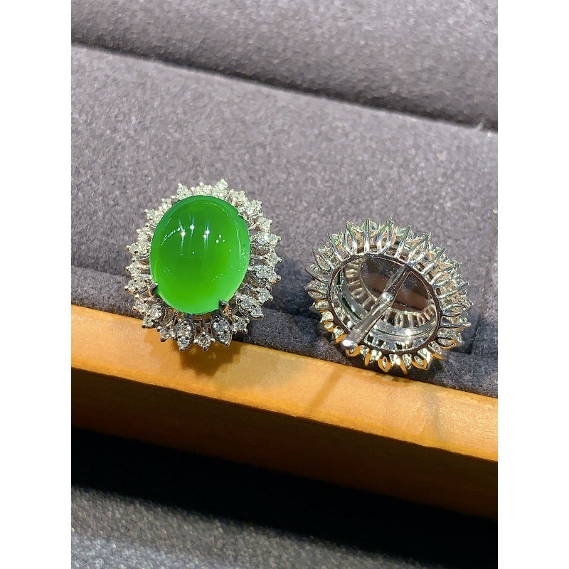 Buz tipi pozitif yang yeşil ye - Earrings incelemesi ve fiyatı