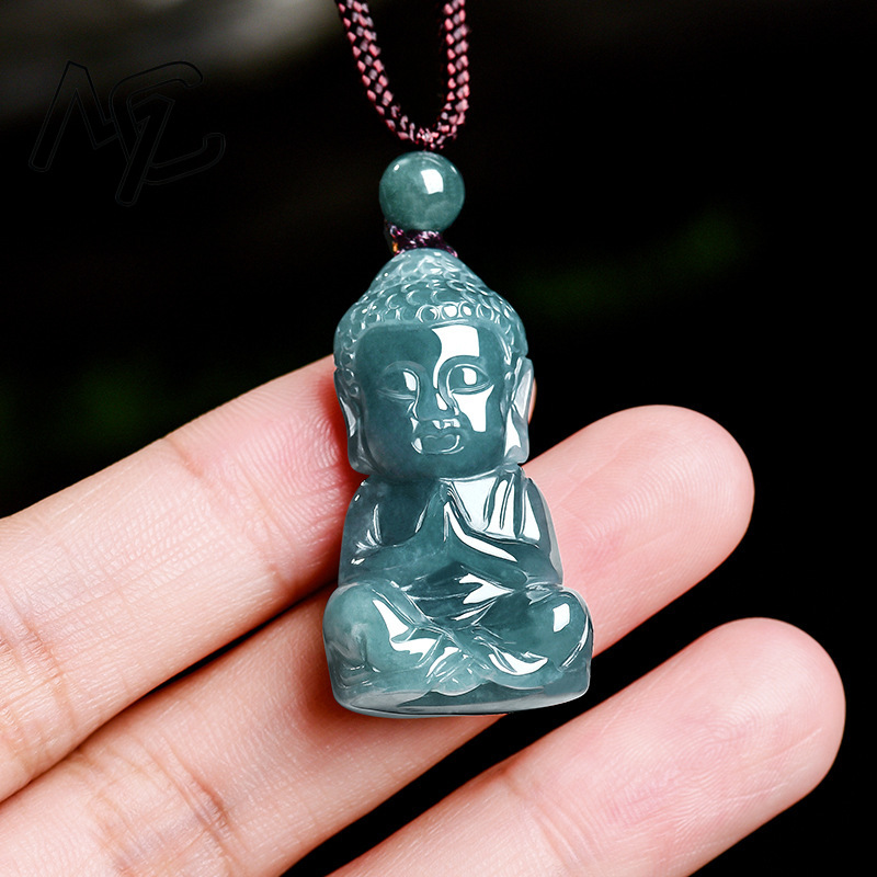 Doğal Gerçek Zümrüt Yeşim Mavi - Necklaces incelemesi ve fiyatı