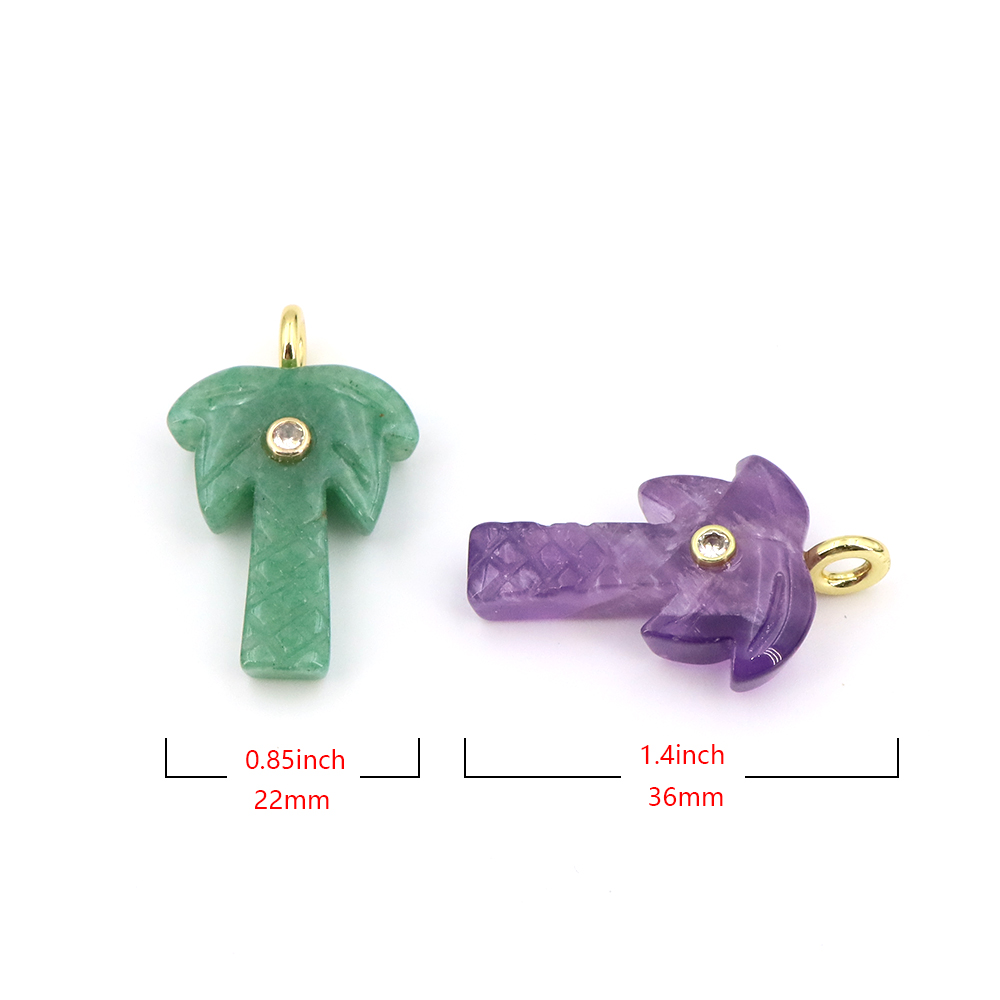 Doğal Taş Hindistan Cevizi Ağa - Crystal Pendant Necklace Natural Stone incelemesi ve fiyatı
