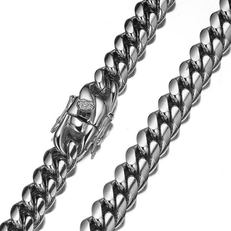 316L paslanmaz çelik Miami boş - Cuban Link Chain 12Mm incelemesi ve fiyatı