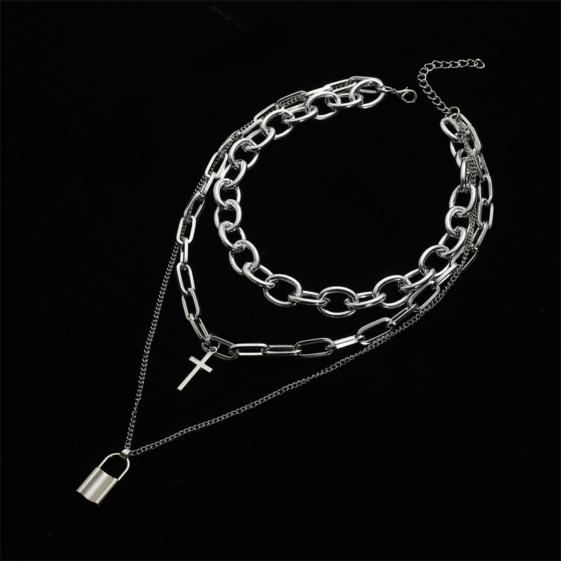 Katmanlı grunge estetik takı v - Layered Pendant Necklace Aesthetic incelemesi ve fiyatı