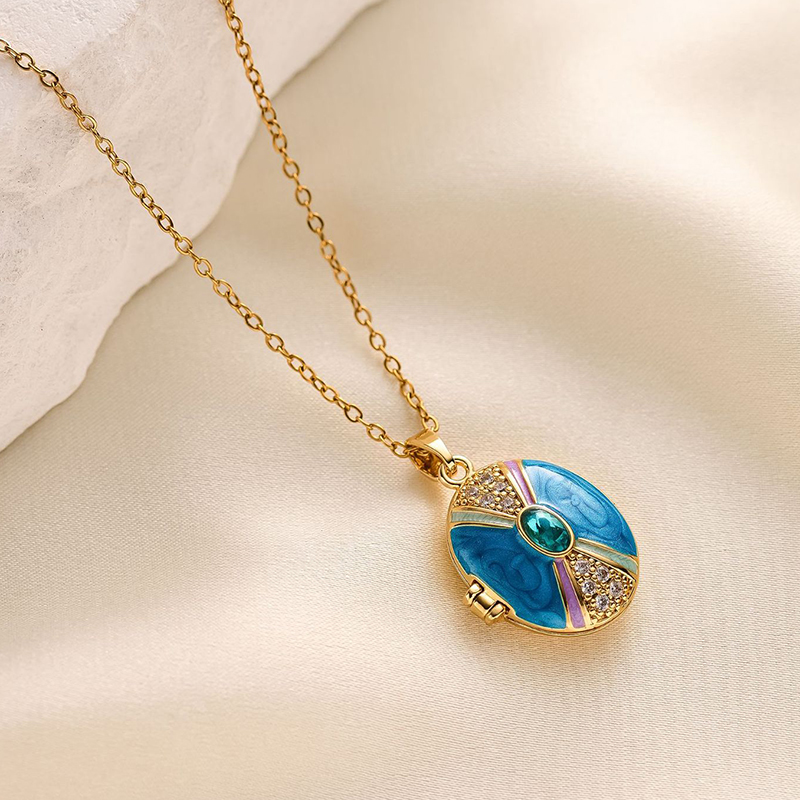 ANENJERY 316L Paslanmaz Çelik  - Heart Locket Necklace Photo incelemesi ve fiyatı
