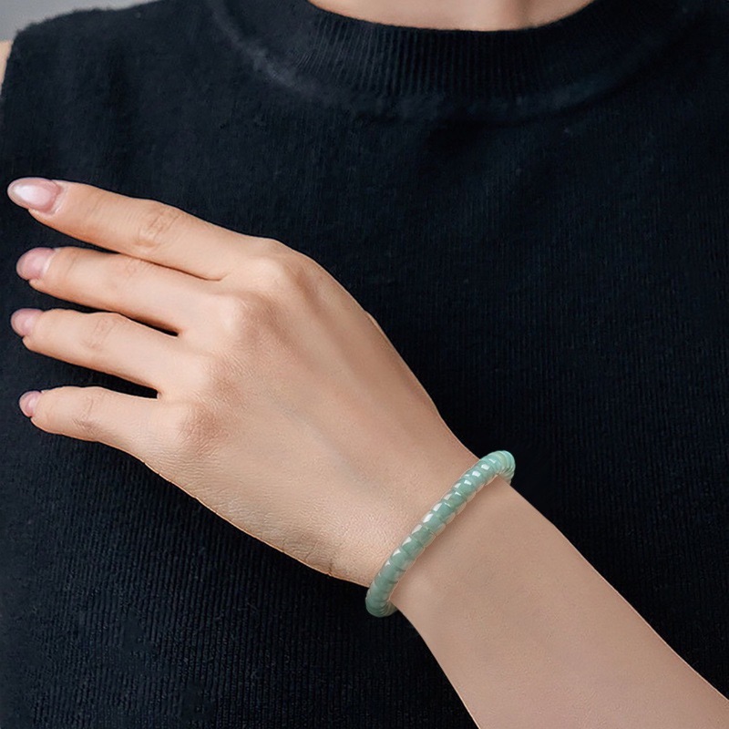 Doğal A Sınıfı Yeşim Taşı Mavi - Bracelets incelemesi ve fiyatı