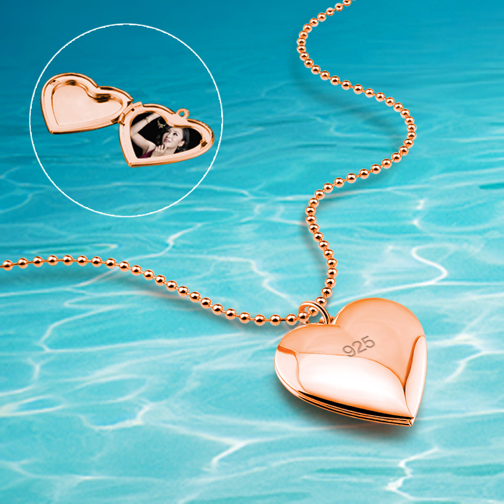 Ebedi aşk kalp gerdanlık 925 a - Heart Locket Necklace Photo incelemesi ve fiyatı