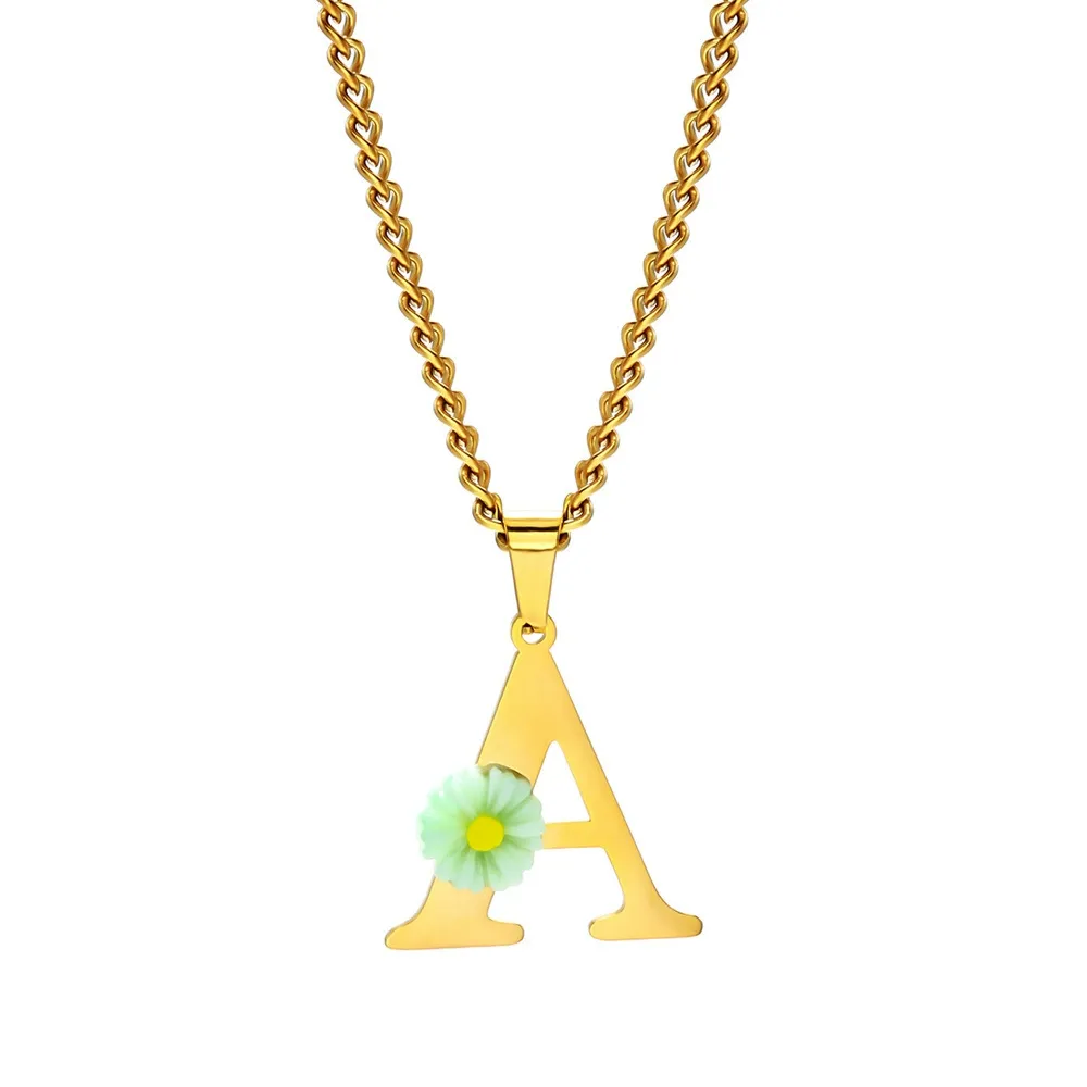 Kişiye Özel Papatya Baş Harfli - Initial Letter Necklace 18K Gold incelemesi ve fiyatı