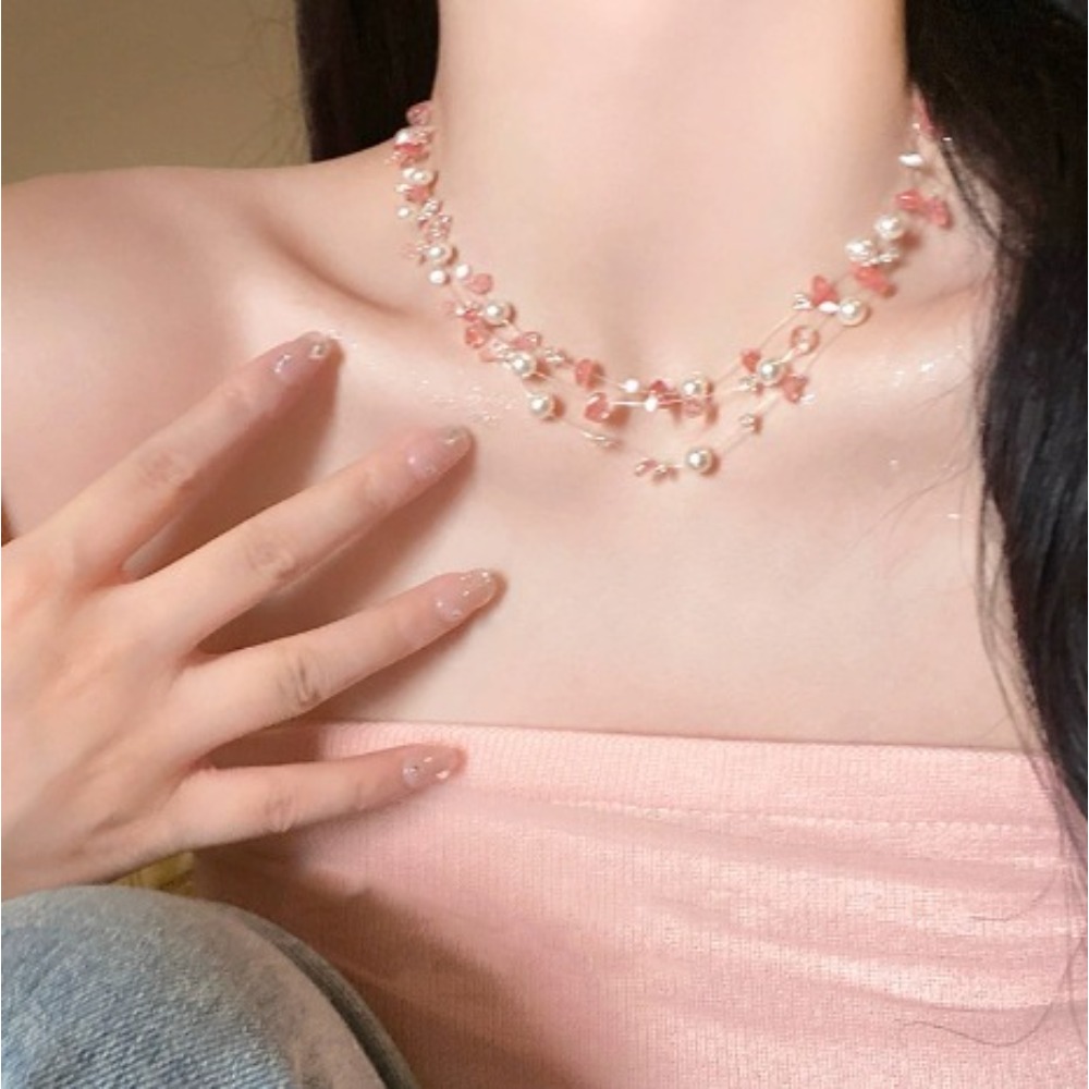 Renkli Denizyıldızı Kabuk Inci - Layered Pendant Necklace Aesthetic incelemesi ve fiyatı