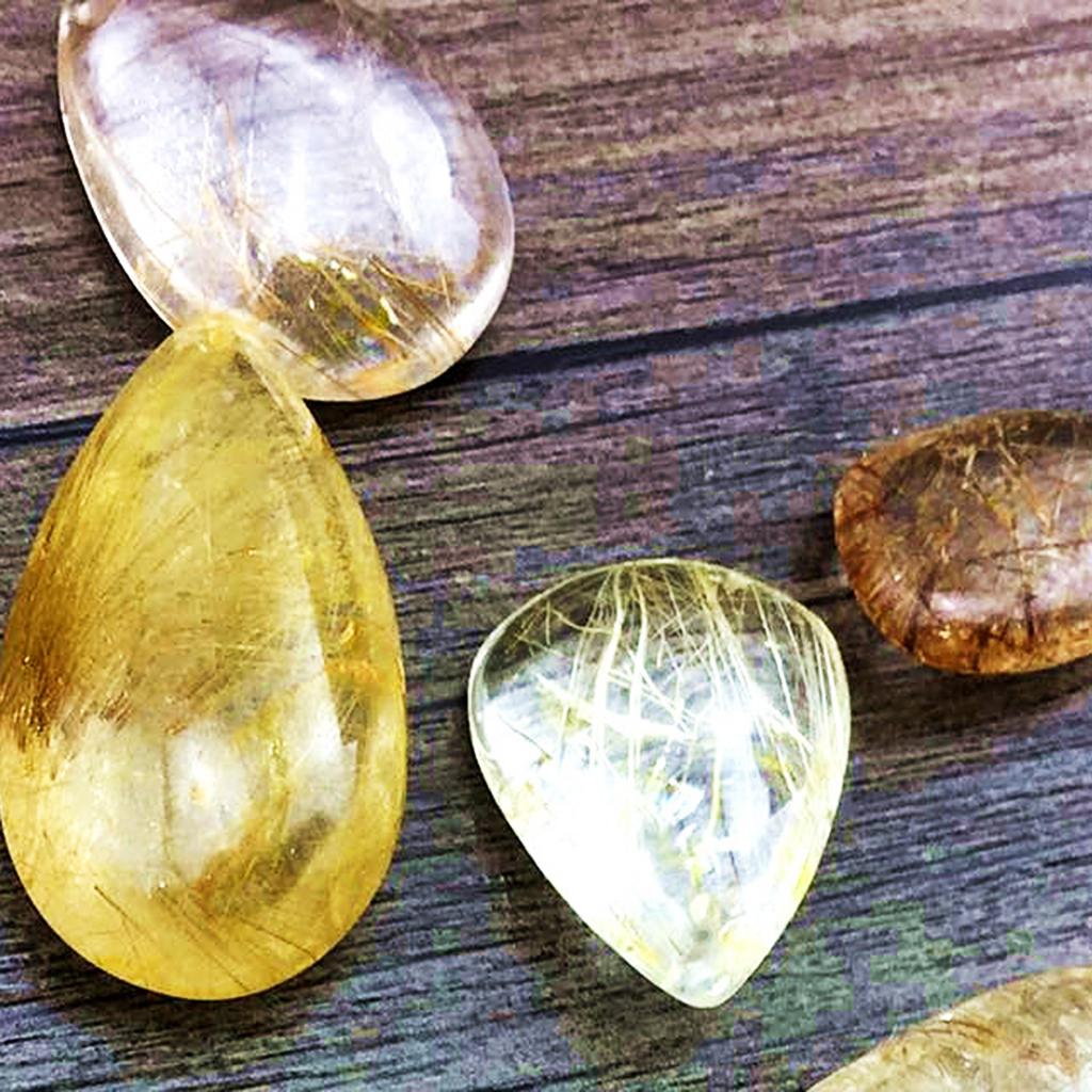 Altın Rutilated Kuvars Kristal - Crystal Pendant Necklace Natural Stone incelemesi ve fiyatı