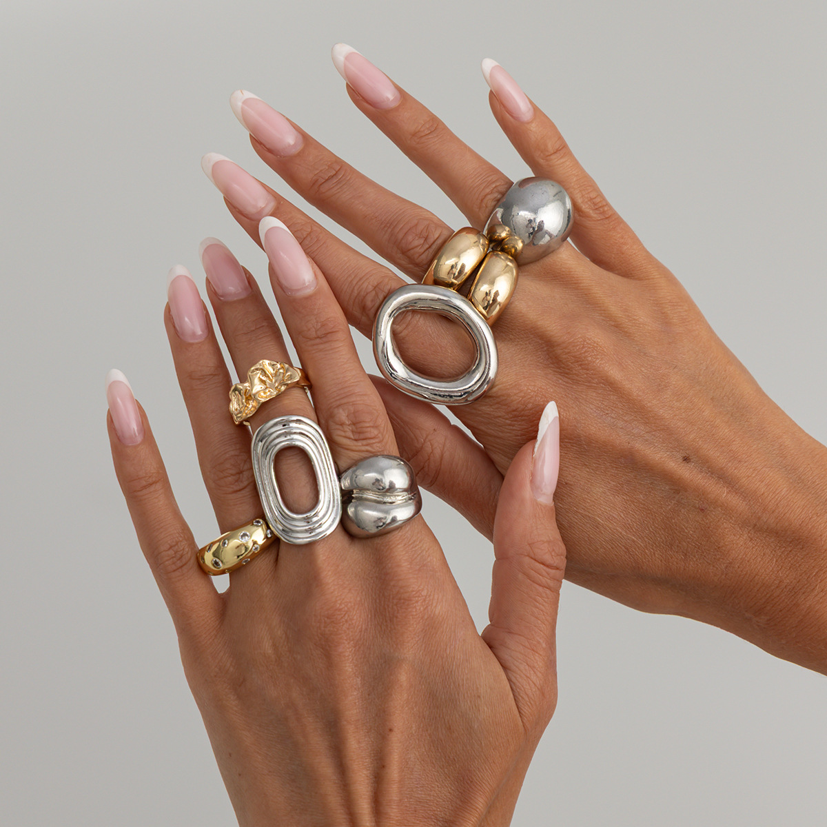 8'li Set Vintage Punk Altın Gü - Vintage Punk Knuckle Rings Set incelemesi ve fiyatı
