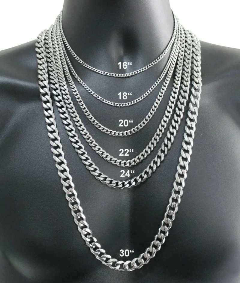 Erkek 925 Ayar Gümüş Kolye 2/4 - Cuban Link Chain 12Mm incelemesi ve fiyatı