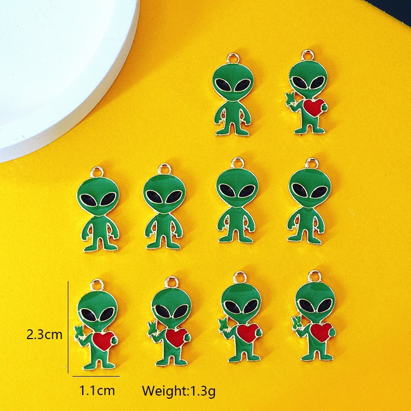10 adet Basit Uzaylı Alaşım Da - Earrings incelemesi ve fiyatı