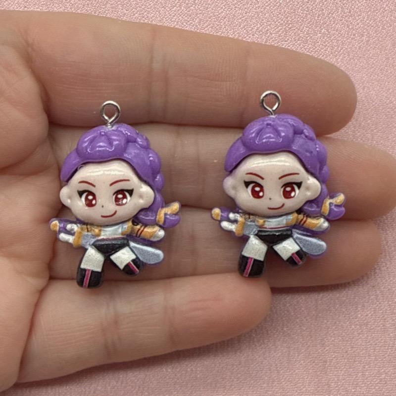 10 adet reçine karikatür kolye - Earrings incelemesi ve fiyatı