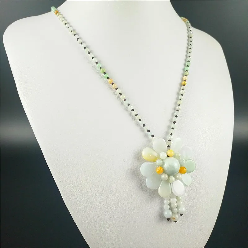 Sertifikalı burma yeşim ayçiçe - Necklaces incelemesi ve fiyatı