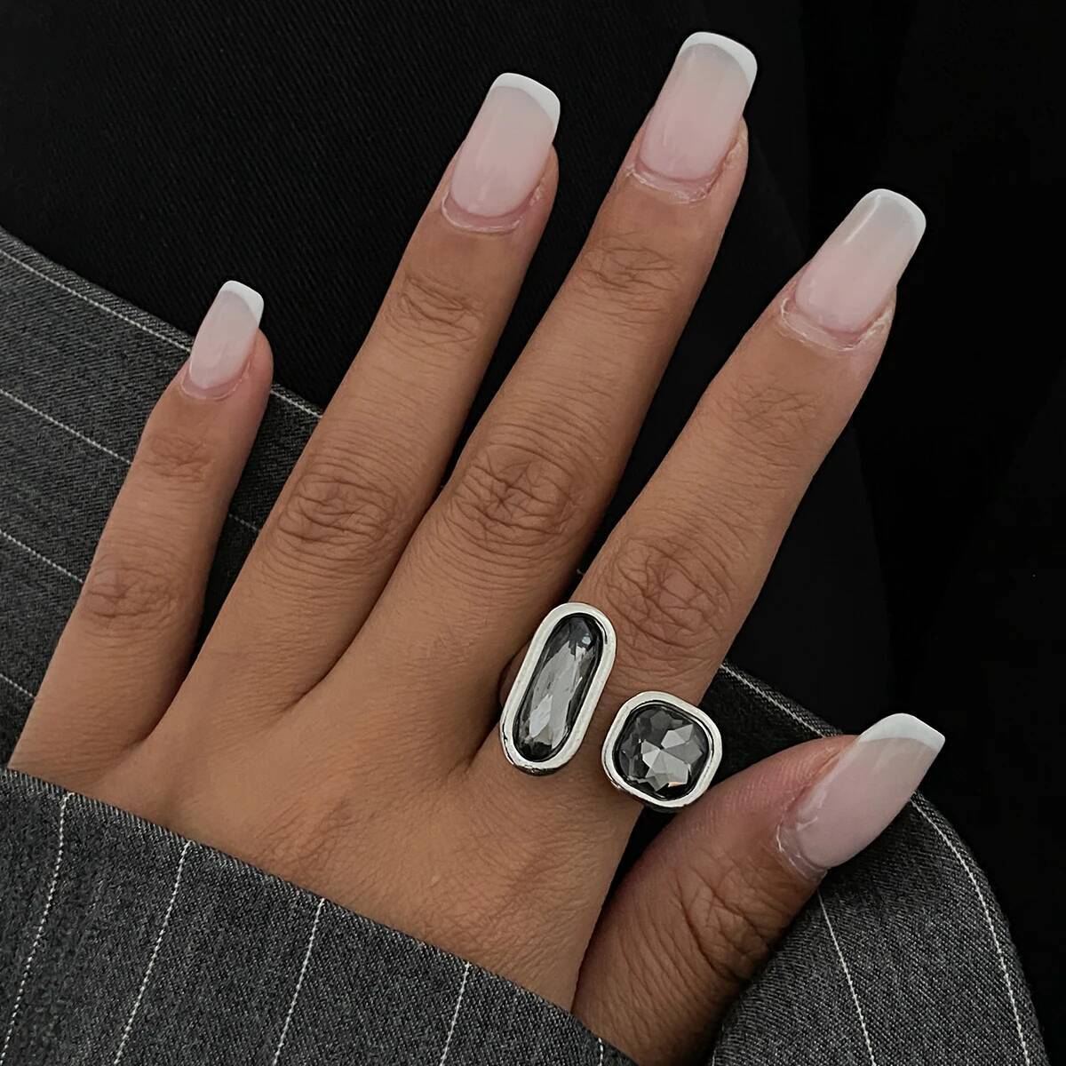 Salircon Vintage Siyah Akrilik - Vintage Punk Knuckle Rings Set incelemesi ve fiyatı