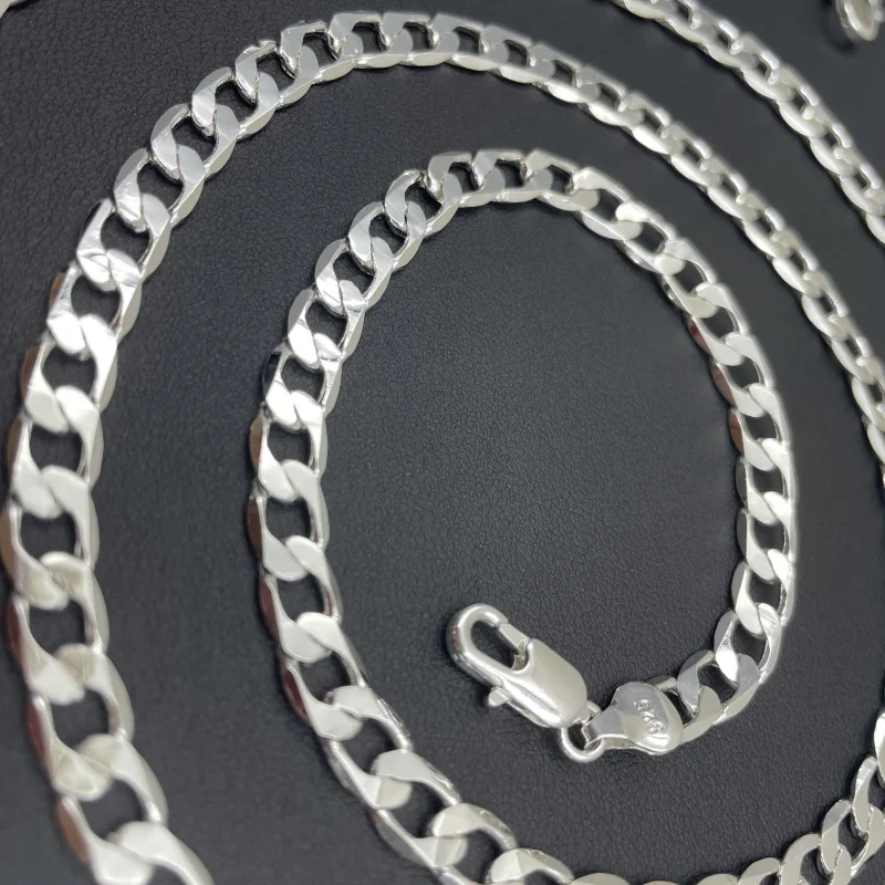 Erkek 925 Ayar Gümüş Kolye 2/4 - Cuban Link Chain 12Mm incelemesi ve fiyatı