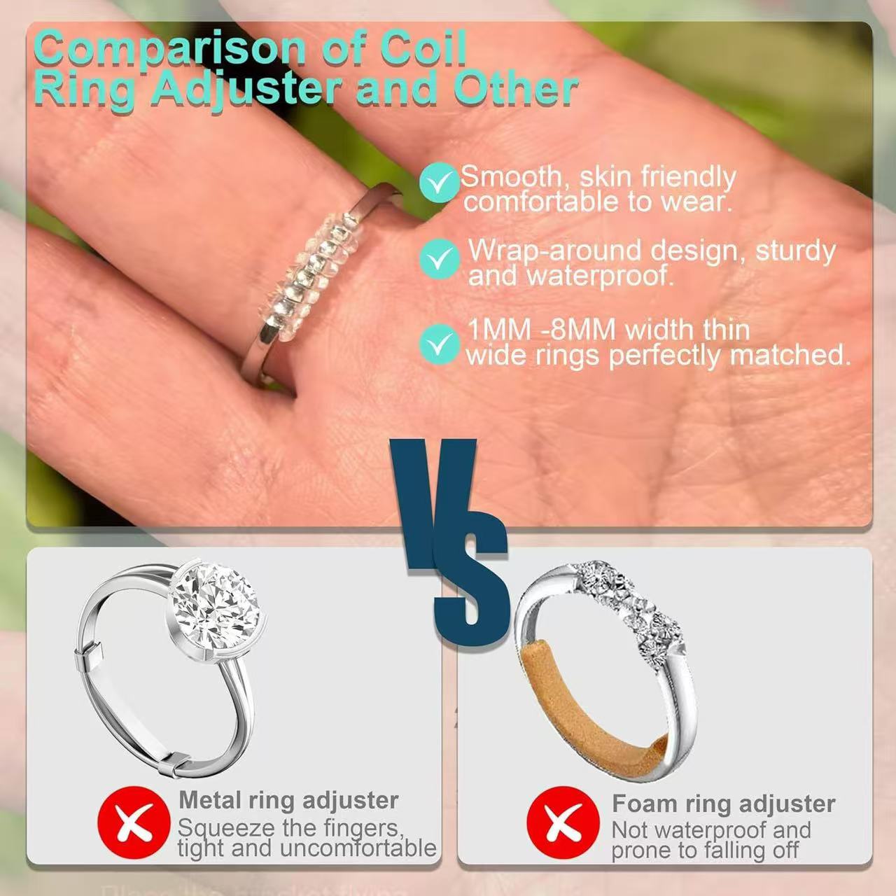 6 adet/lot Yüzük Sıkıştırıcı K - Rings incelemesi ve fiyatı