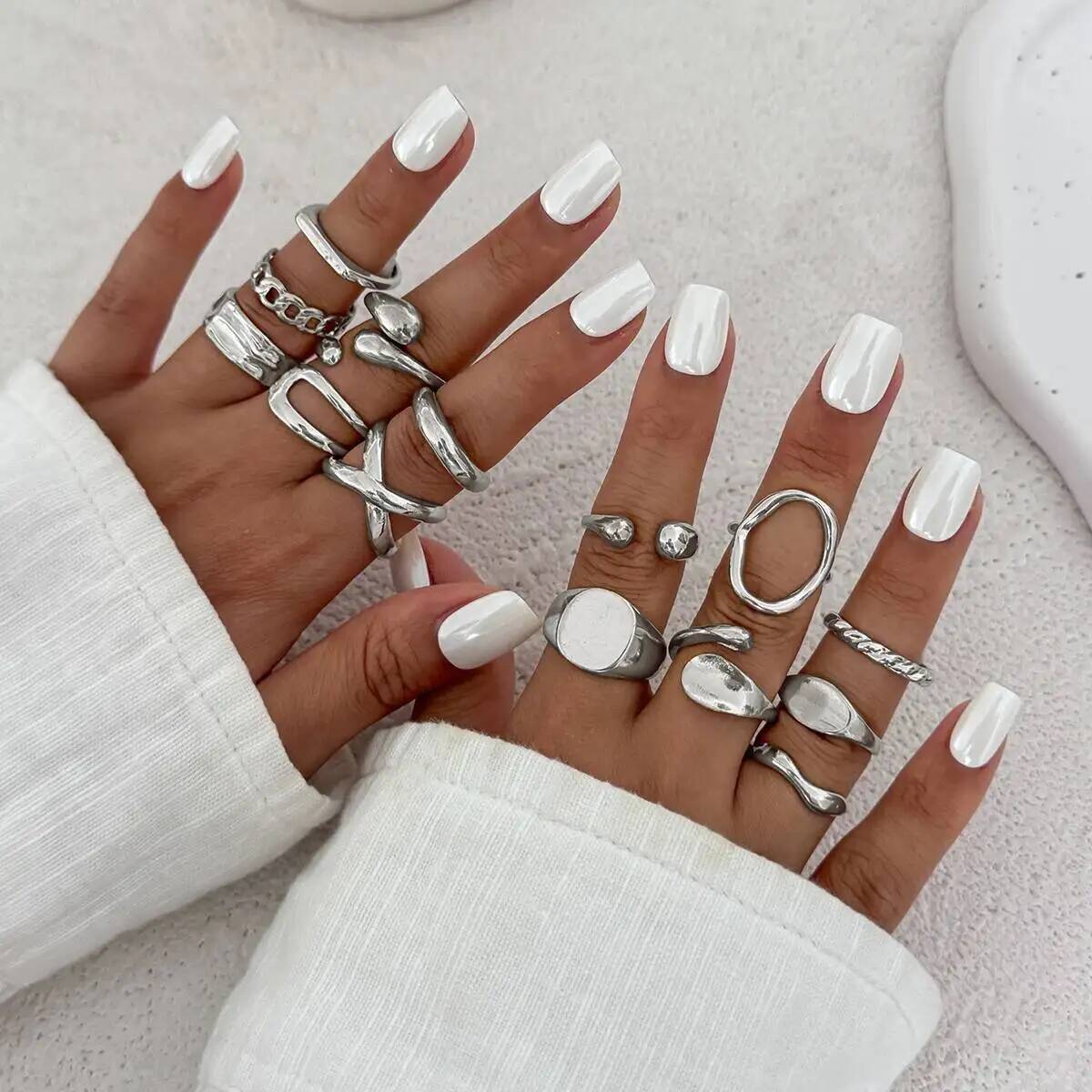 IngeSight.Z 14 adet/takım Hip  - Vintage Punk Knuckle Rings Set incelemesi ve fiyatı