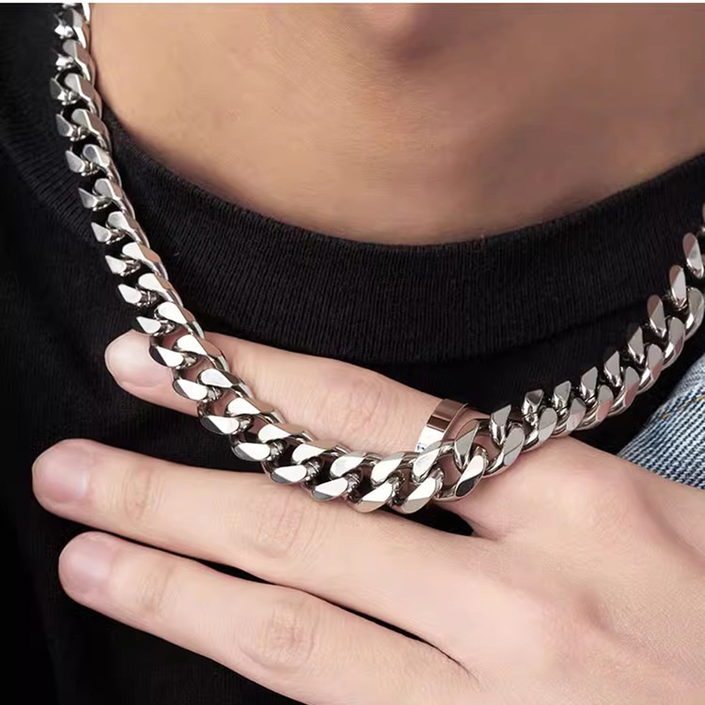 3/5/7mm Paslanmaz Çelik Küba L - Cuban Link Chain 12Mm incelemesi ve fiyatı