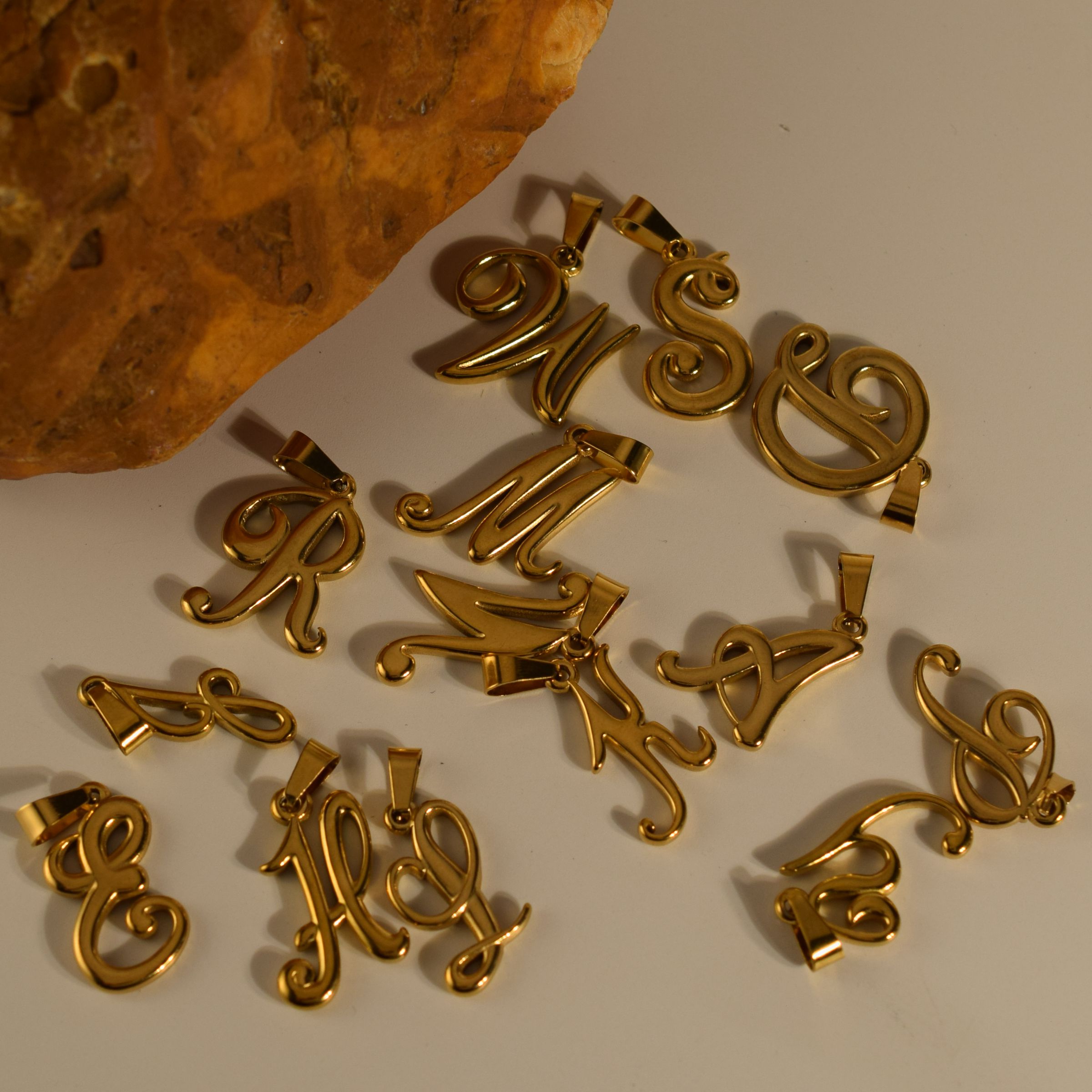 18 Ayar Altın Kaplama Paslanma - Initial Letter Necklace 18K Gold incelemesi ve fiyatı
