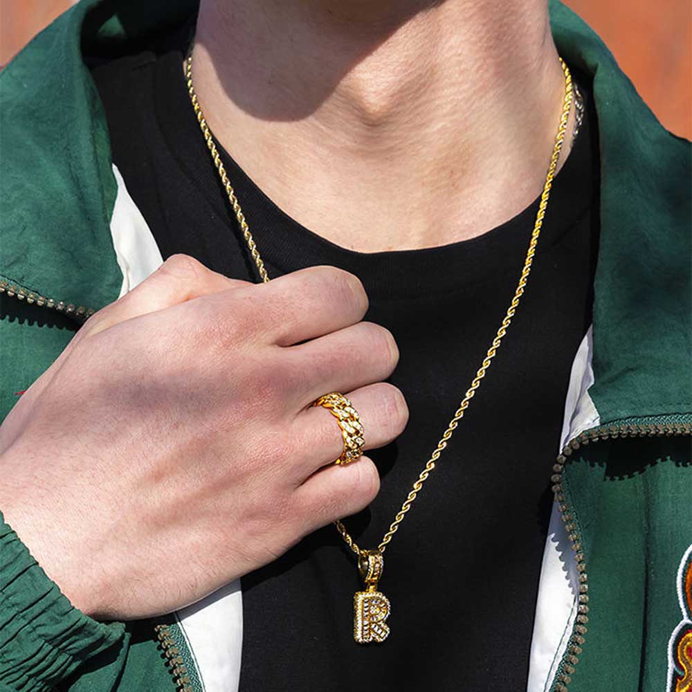 Gerçek 18K altın kaplama ilk m - Initial Letter Necklace 18K Gold incelemesi ve fiyatı