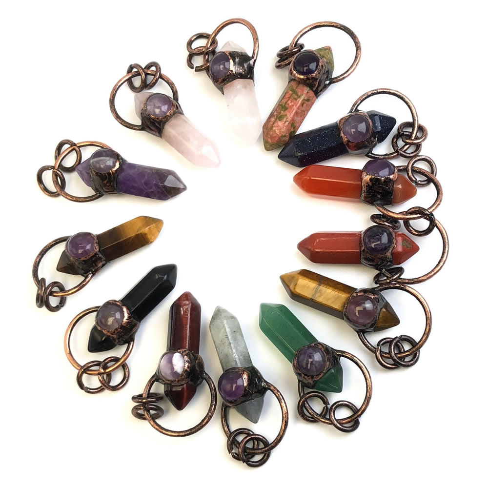 Doğal Taş Kristal Kuvars Kolye - Crystal Pendant Necklace Natural Stone incelemesi ve fiyatı