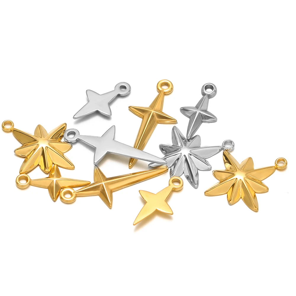5 adet Yüksek Kalite Paslanmaz - Cross Pendant Necklace Gold incelemesi ve fiyatı